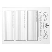 Dankbaarheid, Wekelijkse pagina Notitieblok (Voorkant)