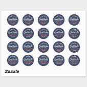 Dankbaarheid & Zelfliefde Ronde Sticker (Vel)