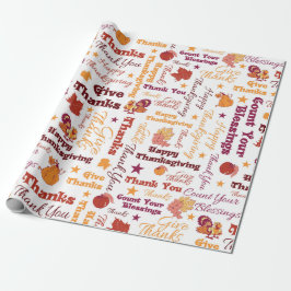 Dankbaarheidsdag  cadeaupapier