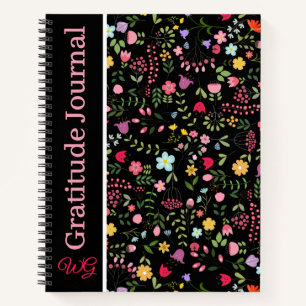 Dankbaarheidsdagboek Gepersonaliseerde Wildflowers Notitieboek