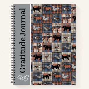 Dankbaarheidsdagboek Gepersonaliseerde Wildlife Pl Notitieboek