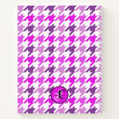 Dankbaarheidsdagboek Houndstooth Paars en Wit Notitieboek (Achterkant)