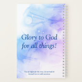 Dankbaarheidsdagboek - O Geef bedankt aan de Heer Notitieboek (Achterkant)