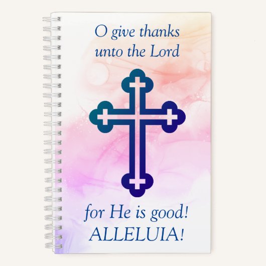 Dankbaarheidsdagboek - O Geef bedankt aan de Heer Notitieboek (Voorkant)