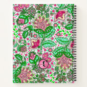 Dankbaarheidsdagboek Pink Lady Slipper Plaid Notitieboek (Achterkant)