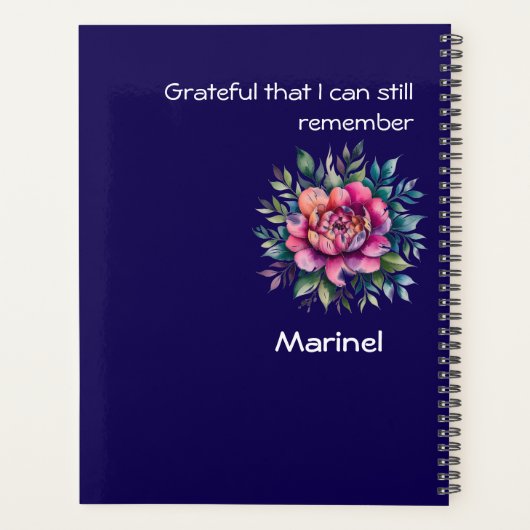 Dankbaarheidsdagboek - Reflectieplanner Planner (Achterkant)