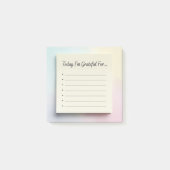 "Dankbaarheidsdagboek" Sticky Notes (Voorkant)