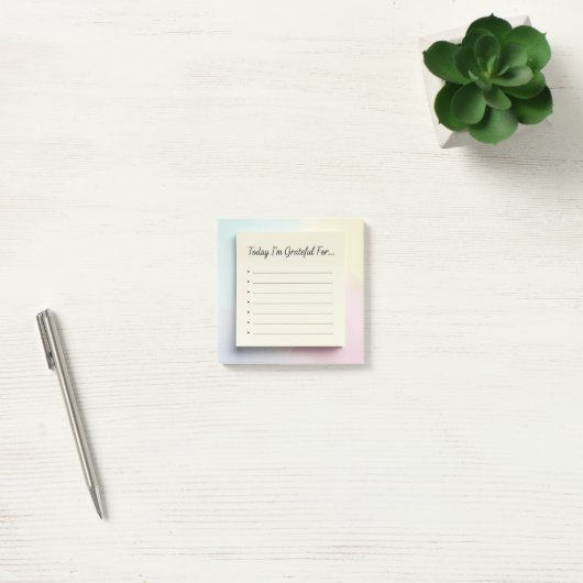 "Dankbaarheidsdagboek" Sticky Notes (Kantoor)