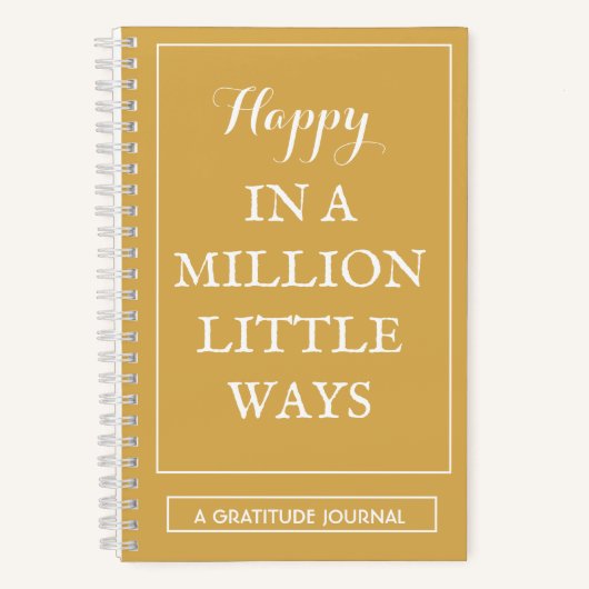 dankbaarheidsjournaal notitieboek (Voorkant)