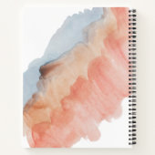 Dankbaarheidsjournaal soft Waterverf gepersonalise Notitieboek (Achterkant)