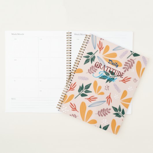 Dankbaarheidsjournaal vraagt naar zelfontdekking planner (Display)