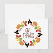 Dankbaarheidskrans Briefkaart (Voorkant / Achterkant)