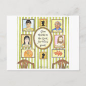 Dankbaarheidsportretten Thanksgiving Inspirerend Briefkaart (Voorkant)