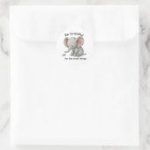 Dankbaarheidssticker Ronde Sticker (Tas)
