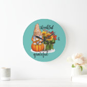 Dankbare acryl wandklok (Huis)