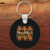 Dankbare activiteit directe Thanksgiving Sleutelhanger (Voorkant)