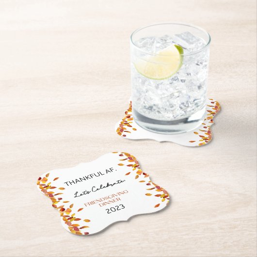 Dankbare AF set van 6 Kartonnen Onderzetters (Insitu)