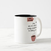 Dankbare affirmaties en dankbaarheidscitaten tweekleurige koffiemok (Voorkant rechts)