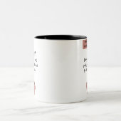 Dankbare affirmaties en dankbaarheidscitaten tweekleurige koffiemok (Center)