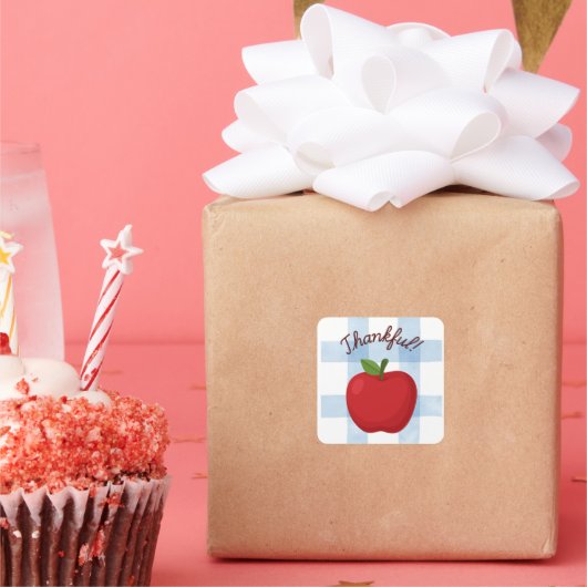 Dankbare Apple Sticker (Feest)