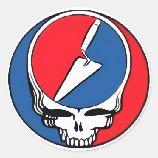 dankbare archeoloog ronde sticker (Voorkant)