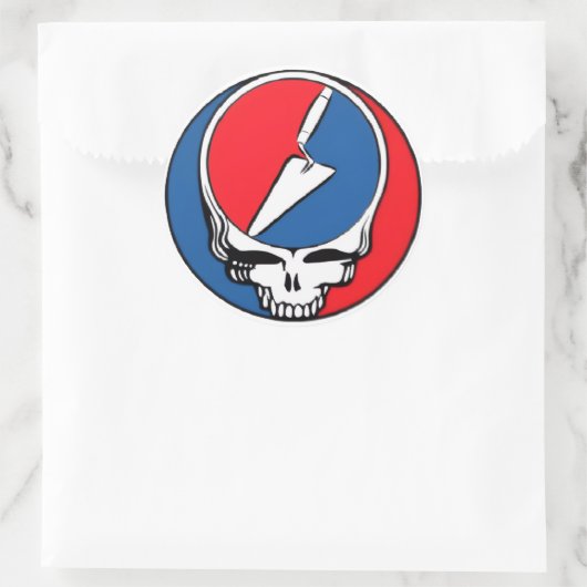 dankbare archeoloog ronde sticker (Tas)