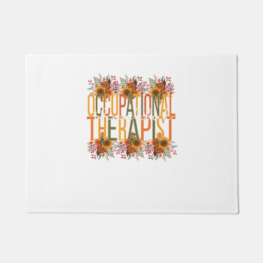 Dankbare Beroepstherapeut Thanksgiving OT Th Deurmat (Voorkant)