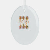 Dankbare Beroepstherapeut Thanksgiving OT Th Glas Ornament (Voorkant links)