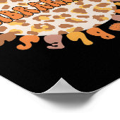 Dankbare Bibliothecaris Thanksgiving Bibliotheekme Poster (Hoek)