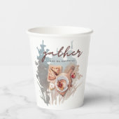 Dankbare bijeenkomst papieren bekers (Achterkant)