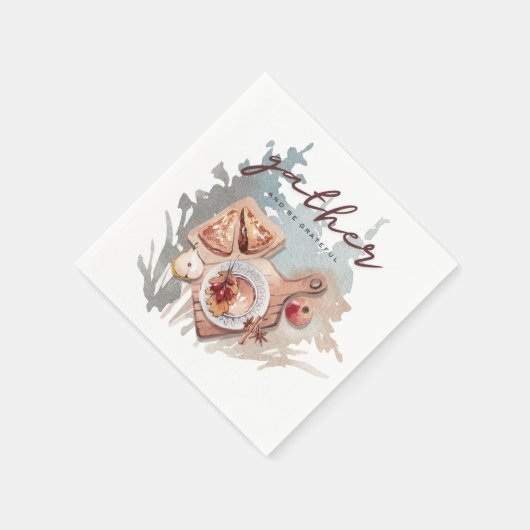 Dankbare bijeenkomst servet (Hoek)