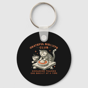 Dankbare Biscuitclub Kneed Dank Eén Biscuit Sleutelhanger
