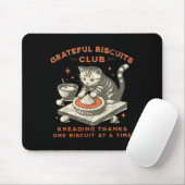 Dankbare Biscuitclub Kneten Dank Eén Biscuit Muismat (Met muis)