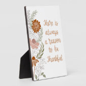 Dankbare bloemen en bladeren fotoplaat (Zijkant)