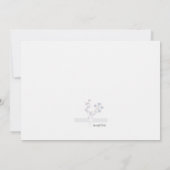 Dankbare botanische foto kaart (Achterkant)