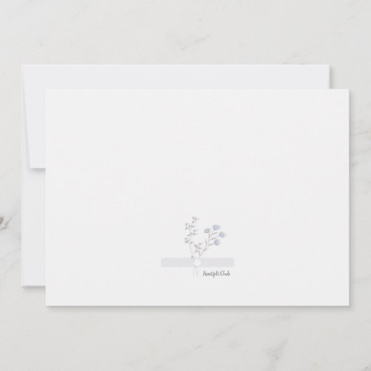 Dankbare botanische foto kaart (Achterkant)