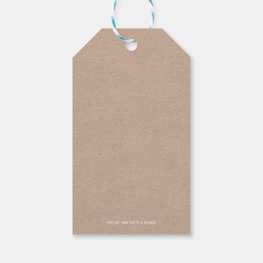 Dankbare cadeautag cadeaulabel (Achterkant)