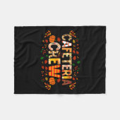 Dankbare Cafetaria Crew Herfst Herfst Pompoen Beda Fleece Deken (Voorkant (Horizontaal))