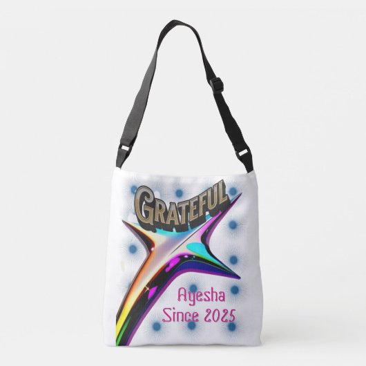 Dankbare Canvas tas - Positieve mindset Carryall | (Achterkant)