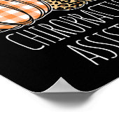 Dankbare Chiropractie Istant Schattig Thanksgiving Poster (Hoek)