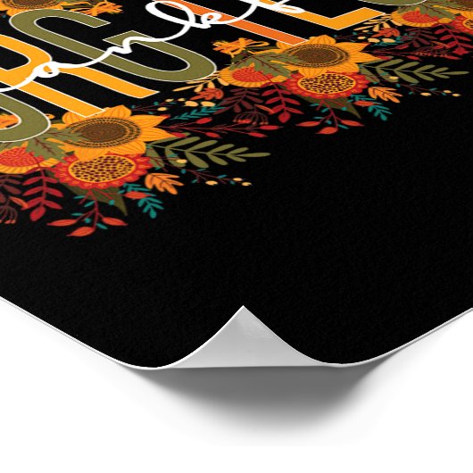 Dankbare Chirurgische Technoloog Thanksgiving Chir Poster (Hoek)