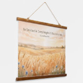 Dankbare Dag van Dankzegging Hangend Wandkleed (Gebogen)