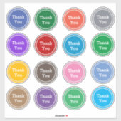 Dankbare, dankbare "dank u" Sticker (Vel)