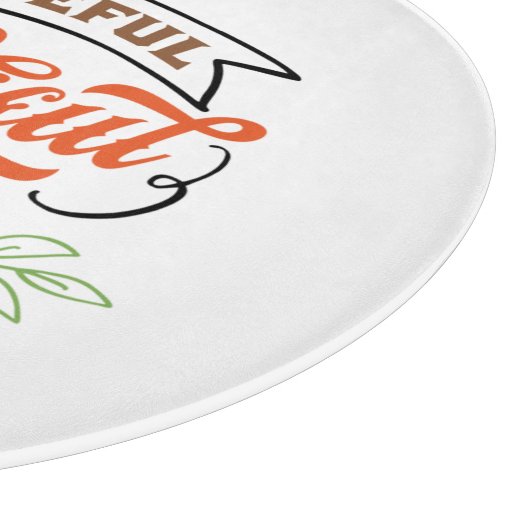 dankbare dankbare gezegde Thanksgiving vakantie Snijplank (Hoek)