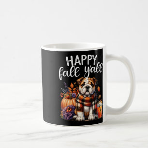 Dankbare dankbare gezegende Engelse Bulldog Herfst Koffiemok