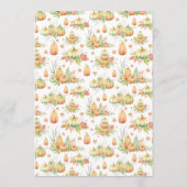 dankbare dankbare gezegende minimalistische Thanks Menu (Achterkant)