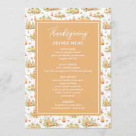 dankbare dankbare gezegende minimalistische Thanks Menu