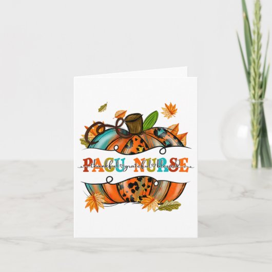 Dankbare dankbare gezegende Pacu Nurse Pumpkin Aut Kaart (Voorkant)