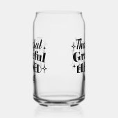 Dankbare, dankbare, gezegende sprankelende Thanksg Blikvorm Glas (Links)