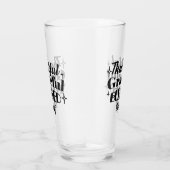 Dankbare, dankbare, gezegende sprankelende Thanksg Glas (Rechts)